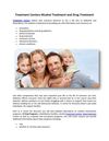 Treatment Centers-Alcohol Treatment and Drug Treatment