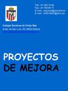 PROYECTOS DE MEJORA DEL COLEGIO ESCLAVAS DE CRISTO REY
