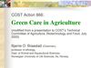 Green care in Agriculture: COST Action 866