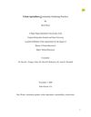 Urban Agriculture: Theory and Practice of Community Gardening