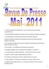 Revue de Presse ARTES (Mai 2011)