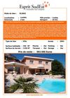Esprit SudEst vous propose :Votre villa contemporaine et récente avec piscine à quelques pas de l’atterrissage...