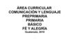 Tendido Curricular Completo de Comunicación y Lenguaje