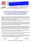 Résolution de FO COMMERCE pour 2011 à 2013