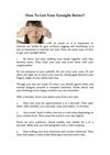 How To Get Your Eyesight Better?