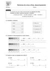 Fichas de refuerzo numeros cuarto