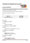 PROCESSO DE FORMAÇÃO DAS PALAVRAS - DERIVAÇÃO IMPRÓPRIA - SOLUÇÃO