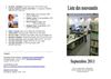 Liste des nouveautés Septembre 2011