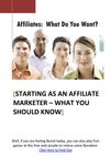Starting as an Affiliate Marketer-What You Should Know 