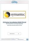 Free SYMANTEC ST0-114 Practice Test