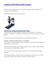 Landice L970 Club Cardio Trainer