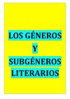 LOS GÉNEROS Y SUBGÉNEROS LITERARIOSesquemabreveCALAMEO