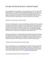 Everyday Life after Drug Abuse Treatment Program 