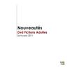 Nouveautés DVD | Fictions adultes | Septembre 2011 | Bibliothèque de Saint-Fons 
