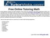 Free Online Tutoring Math