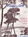 PROGRAMA FIESTA MAYOR 1962 PLAYA DE ARO