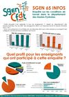 Les résultats de l'enquête sur les conditions de travail des P.E. 65