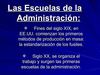 Escuelas de la Administración