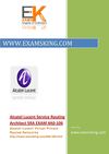 ALCATEL LUCENT SERVICE ROUTING ARCHITECT SRA 4A0-106