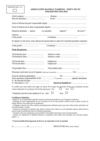 FICHE D'INSCRIPTION