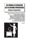 Ley General de Educación y Ley de Reforma Universitaria (Estudio comparativo)