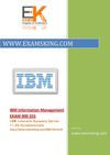 IBM INFORMATION MANAGEMENT 000-555
