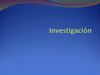 Investigación