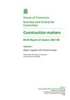 Construction matters Session 2007-08 Vol1