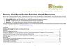Planning Year-Round Garden Activities - Ideas and Resources