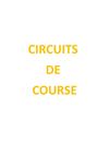 CIRCUITS DE COURSE 