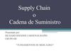 CADENA DE SUMINISTROS
