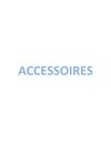 ACCESSOIRES