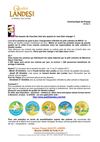 Communiqué de presse Qualité Landes semaine du goût 2011 dans les Landes