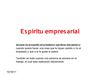 espiritu empresarial