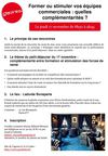 Invitation au petit-déjeuner du 17 novembre 2011 - Complémentarité entre formation et stimulation des forces de vente