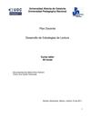 Plan docente Estrategias de Lectura