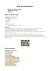 Menu du 30 septembre 2011