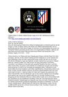 Udinese Calcio vs Atletico Madrid Europe League 20.10.2011 SelMcKenzie Selzer-McKenzie