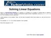 Solving Linear Equations