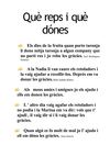Què reps i què dónes