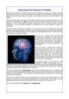 Improving Your Memory Is Possible