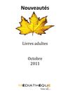 Nouveautés Livres Adultes Octobre 2011