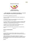 ARRETE MINISTERIEL N°104 CAB/MIN/ECN-T/015/JEB/09 DU 16 JUIN 2009 FIXANT LA PROCEDURE DE TRANSACTION EN MATIERE...