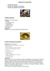 Menu du 21 octobre 2011