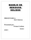 manejo de residuos solidos