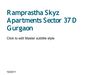 Ramprastha Skyz Sector 37D Gurgaon +91 9811 999 666 Real Estate Gurgaon