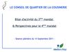 Bilan de mandat - conseil de quartier Cousinerie 14 septembre 2011