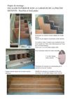 Pose escalier sur la largeur