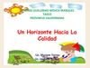 un horizonte hacia la calidad