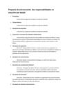 responsabilidades na executiva e comisións de traballo